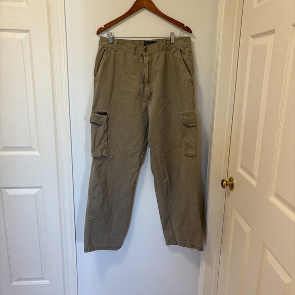 Vintage Y2K Cargo Pants Khaki Tan Grand Canyon Size 38/34 - Picture 3 of 11